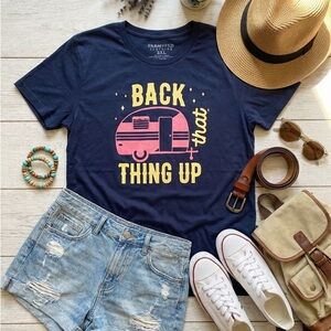 Farm Fed Navy Graphic Tee